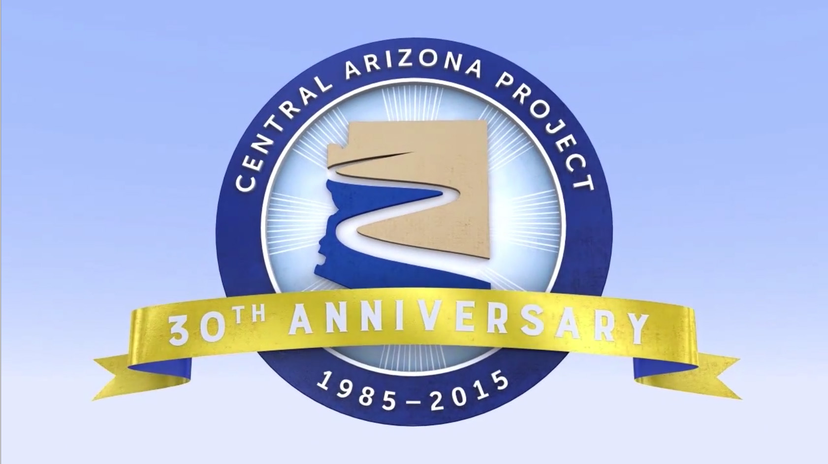 Central Arizona Project 30th Anniversary 3D Logo